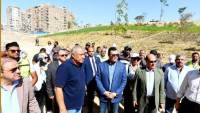 وزير الإسكان يتفقد اللمسات الأخيرة بمشروع «حدائق تلال الفسطاط» ويؤكد سرعة الانتهاء من الأعمال المتبقية