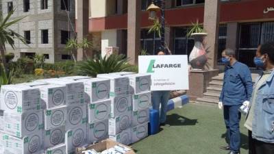 لافارج مصر تطلق مبادرة لدعم أهالى السويس ضد فيروس كورونا