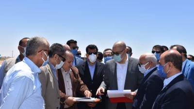 وزيرا الاسكان والرياضة يتفقدان أرض المدينة الرياضية في بورسعيد الجديدة