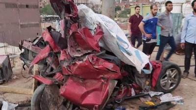 أول صور وفيديو من موقع حادث الطريق الدائري المروع