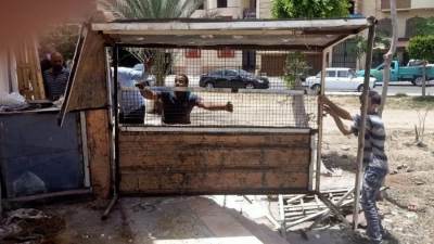 بالصور.. حملة مكبرة لإزالة الإشغالات والمخالفات بمدينة دمياط الجديدة