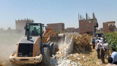 محافظة أسيوط تنفذ 43 حالة إزالة لتعدي على الأراضي