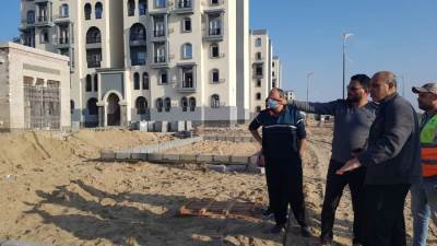 رئيس جهاز دمياط الجديدة يتفقد المشروعات الجاري تنفيذها بمدينة المنصورة الجديدة