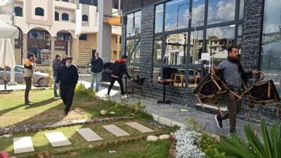 حملة مكبرة لإزالة الإشغالات والمخالفات وغلق وتشميع مراكز الدروس الخصوصية بدمياط الجديدة