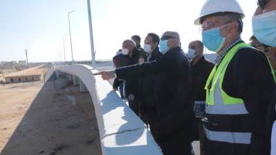 وزير النقل يتابع معدلات تنفيذ مشروعى القطار الكهربائي ومونوريل العاصمة الإدارية (صور)