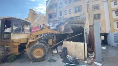 للمرة الأولى .. جهاز الشيخ زايد يزيل مخالفات «سوديك» في مشروع بيفري هيلز (صور وفيديو)