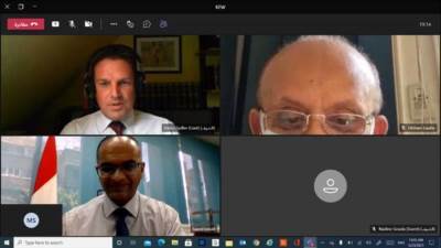 الاسكان تبحث التعاون مع بنك التعمير الالماني في مجال مياه الشرب والصرف الصحي