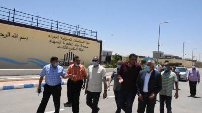 صور|| مسئولو الإسكان يتفقدون مشروعات محطات المياه والصرف الصحي بالقاهرة الجديدة