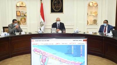 "وزير الإسكان" يتابع الموقف التنفيذى لمشروعات المرحلة العاجلة بمدينة رشيد الجديدة