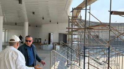 «خالد صديق» يتفقد ميدانيا «حدائق الفسطاط» ويؤكد: المشروع وجهة سياحية وثقافية متكاملة